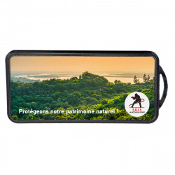 Cendrier de poche personnalisable CENDRICLOP® avec porte-clés mousqueton