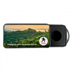 Cendrier de poche personnalisable CENDRICLOP® avec tour de cou détachable