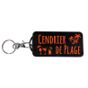 Cendrier de poche personnalisable CENDRICLOP® avec porte-clés mousqueton